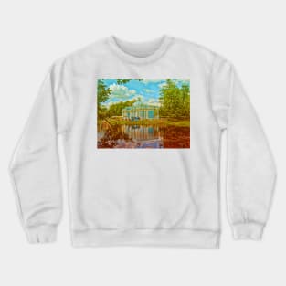 At the Park of Ekaterininsky Palace. Tsarskoe Selo. Russia Crewneck Sweatshirt